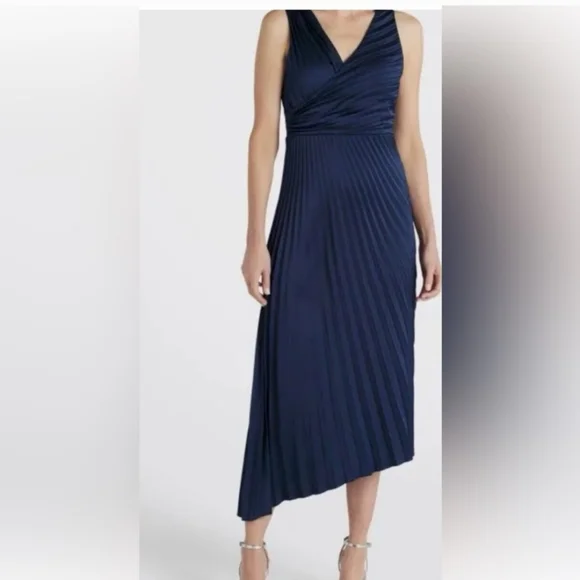 sam edelman satin dress Sam Edelman Women's Side Ruched Satin Maxi Dress - Black
